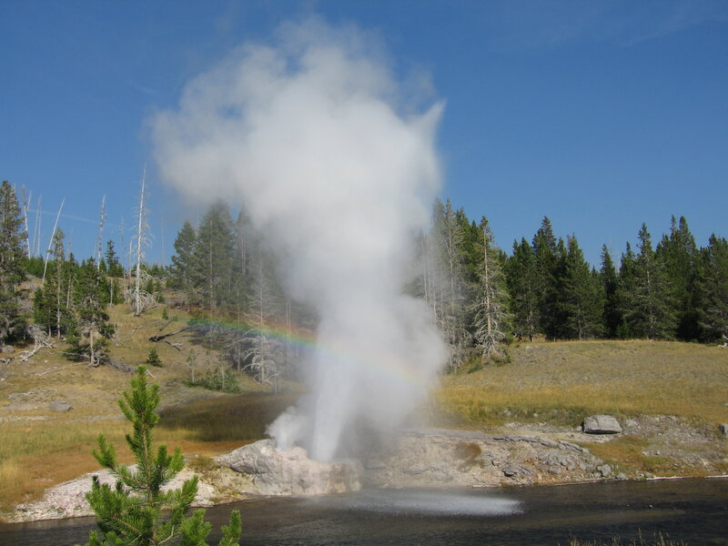 Castle Geyser eruption