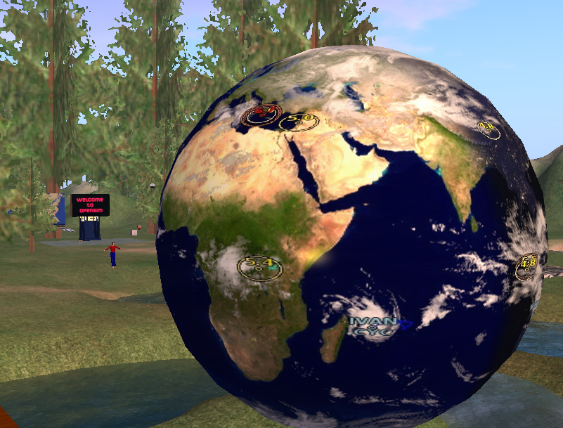 The Earth In Opensim
