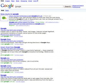 The Great Google Fail Of 2009