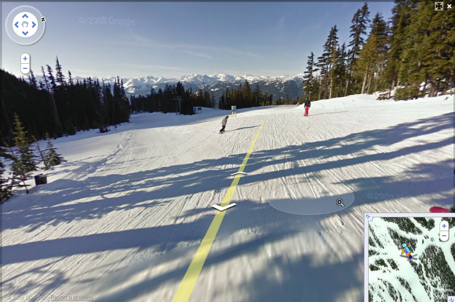 Google Ski View screenshot