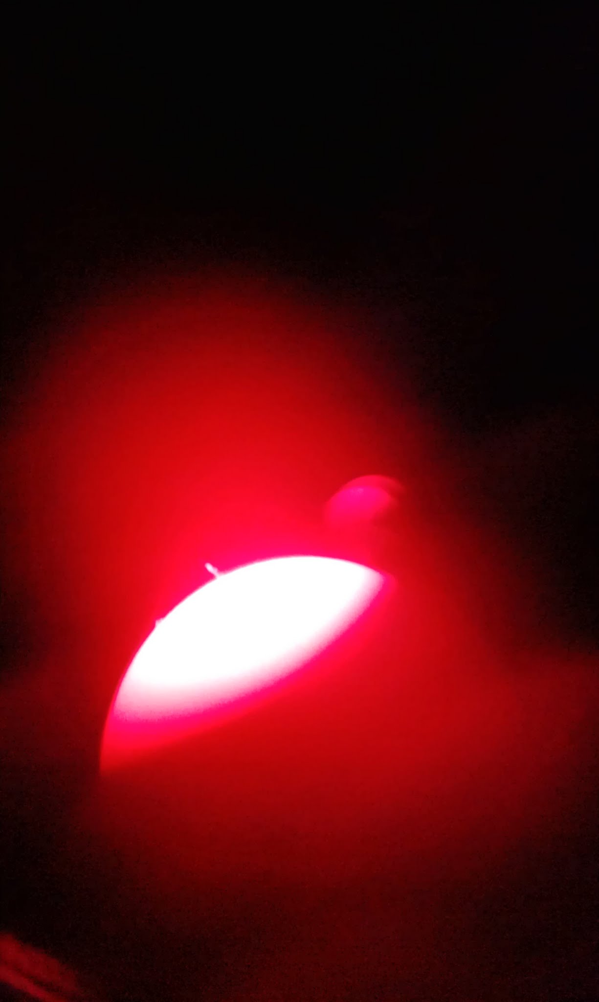 the sun with a cell phone camera